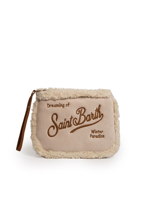 Pochette Aline effetto shearling Beige Mc2 Saint Barth | ALI003303504I